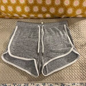 Gray Women's soft booty shorts